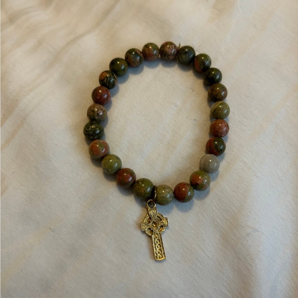 gold cross bracelet for women
